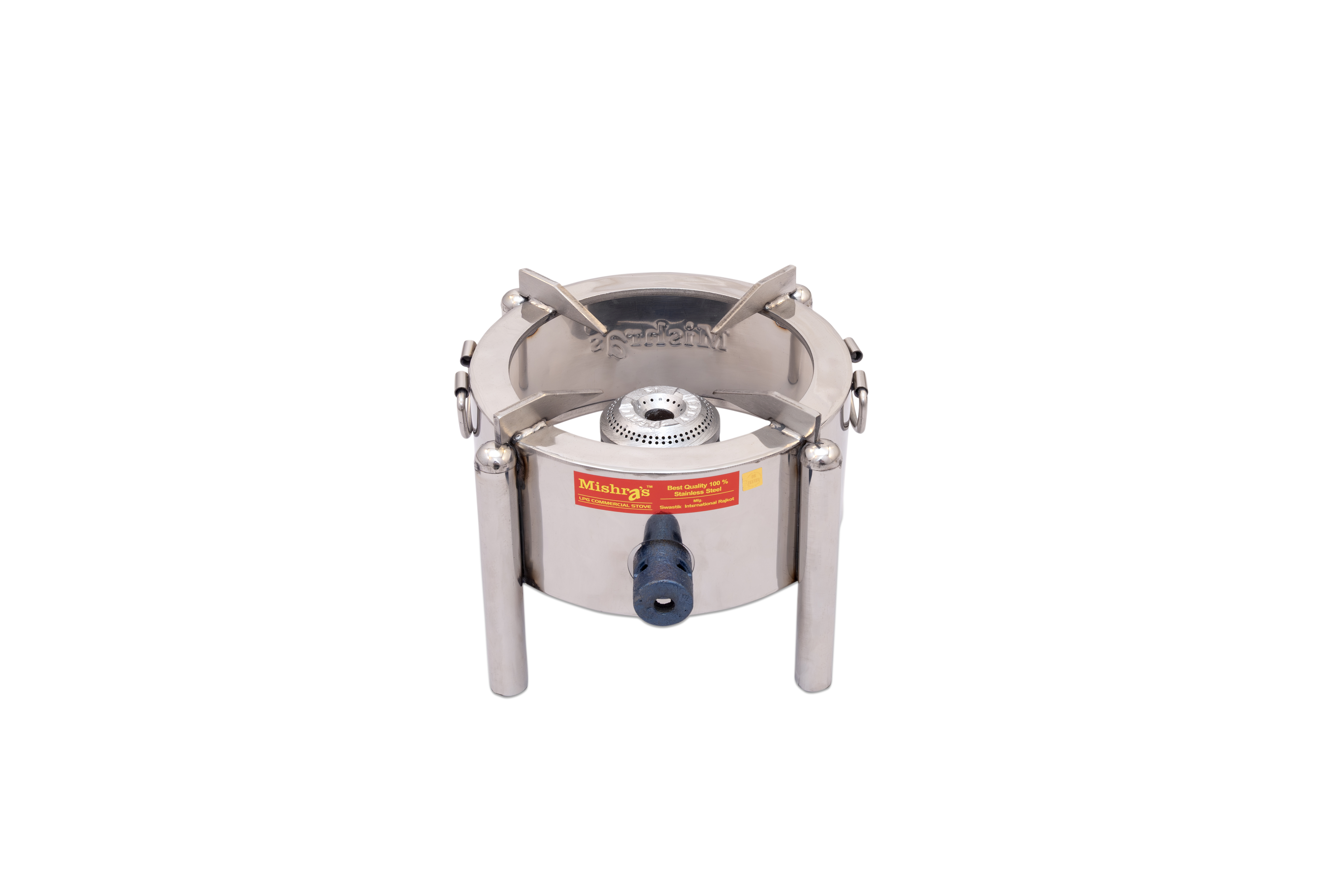 10x10x8 Round Heavy Stove with S.S. Ring